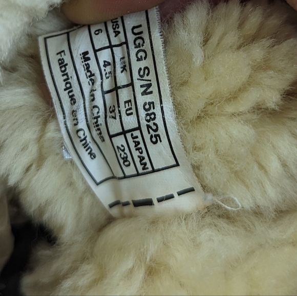 Ugg Boots Women US 6 EU 37 Short Ankle Bootie Chestnut Tan Brown Shearling 5825 - Picture 6 of 9